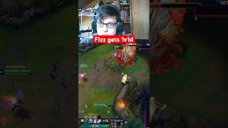 Fizz gets fizzed #leagueoflegends #platinum #gaming #outplay #fyp