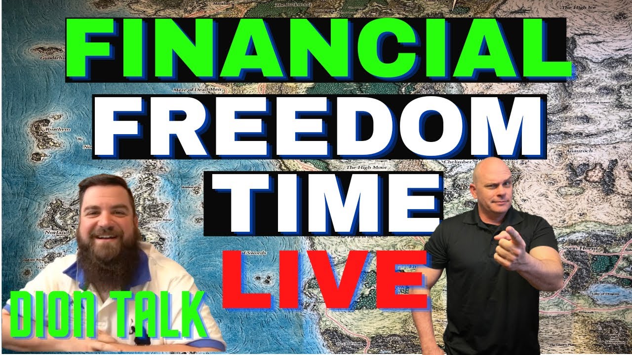 Do you want Financial Freedom? Today's Dion Talk Live with the