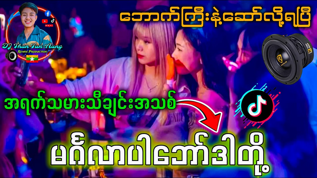 မင်္ဂလာပါဘော်ဒါတို့ Remix '' သကြန်မှာကဲဖို့ အရက်သမားသီချင်းအသစ်'' ရှယ်လန်းတယ်ဗျာ DJ Than Tun Aung 🔊