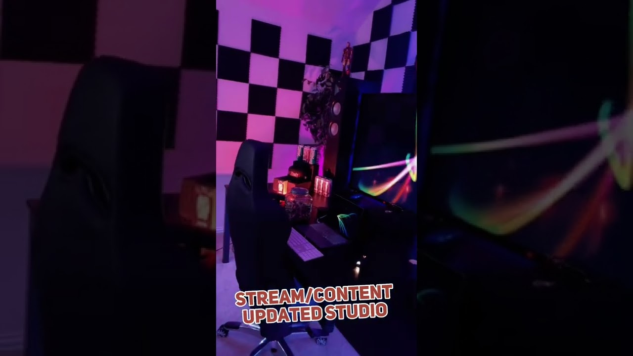 Newly updated livestream and content studio.  