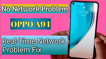 Oppo A94 Network Problem Fix | How to Network Problem Solve / Reset Network Settings A94