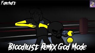 FNF:Bloodlust Remix God Mode (Fanchart/OST) || Ali & Alin Fanchart Collection ||