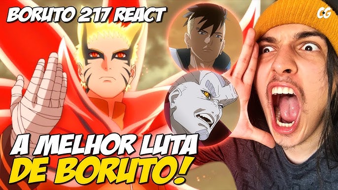 JOGAN!!! FIM ÉPICO DE BORUTO E TIME SKIP! 😭 - React Boruto 293 (final) 