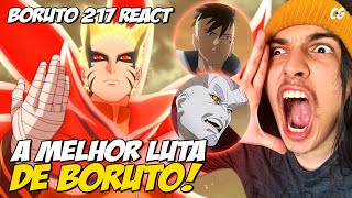 NARUTO MODO BARION VS ISSHIKI! - React Boruto 217