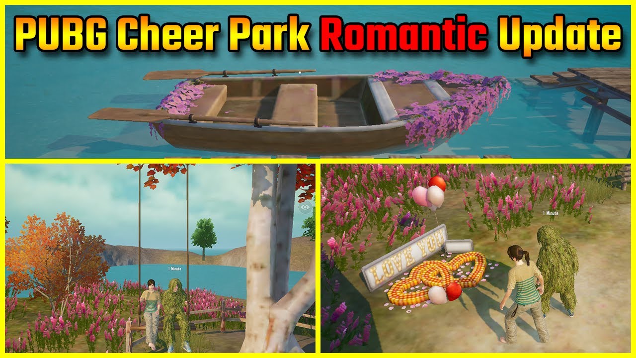 PUBG Cheer Park Romantic Update YouTube