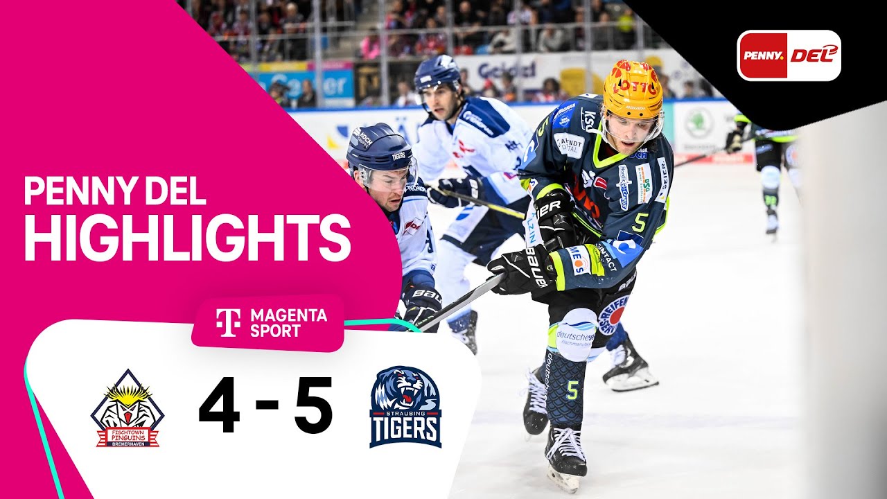 Pinguins Bremerhaven - Straubing Tigers Highlights PENNY DEL 22/23