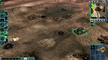 C&C 3 Tiberium Wars upgrade Mammoth Mk. III Tank versus upgrade MBT-6 Predator Tank