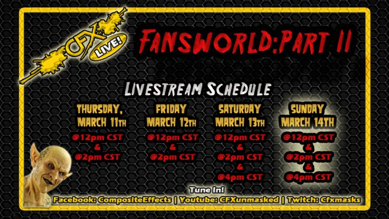 CFX LIVE! FANSWORLD: Part II - 2pm March 14, 2021