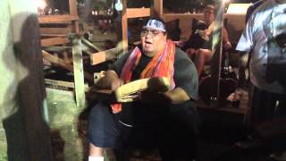 Kenny Merrick Jr. SInging a Smoke Dance song