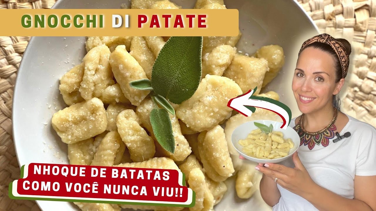 O VERDADEIRO NHOQUE DE BATATAS ITALIANO, COMO VC NUNCA VIU!