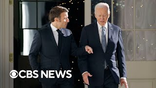 Biden hosts France's Macron following fallout from U.S.-Australia submarine deal