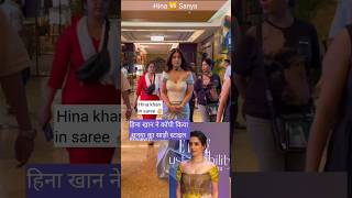 Hina Khan Is Styling Her Saree In New Style