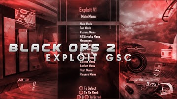 [PS3] Black ops 2 Exploit V1 GSC Mod Menu [1.19]