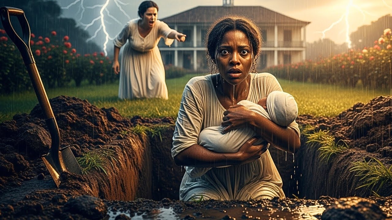 A SINHÁ MANDOU A ESCRAVA ENTERRAR O BEBÊ VIVO NO JARDIM — MAS O QUE ACONTECEU NAQUELE DIA CHOCOU