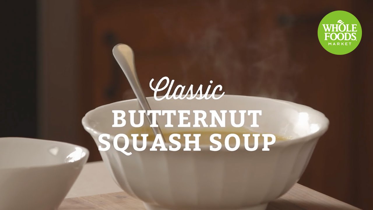 Classic Butternut Squash Soup, Freshly Made