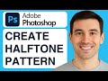 How to Create the Dotted Halftone Pattern Effect in Photoshop - (Full Guide)