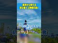 高い所から降りるときの違い！初心者vs中級者vs上級者【フォートナイト/Fortnite】#Shorts