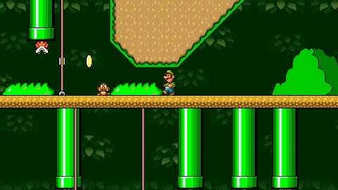 SMBX Custom Levels - Luigi