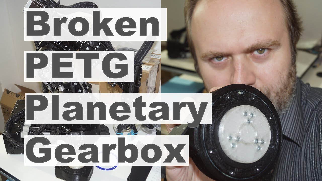 Broken PETG (Split Ring) Gearbox YouTube