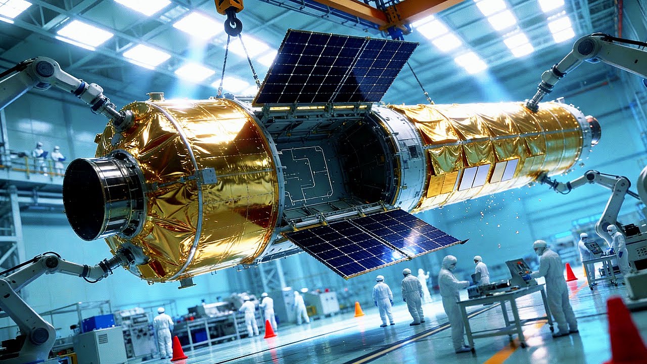 Cómo se FABRICA un SATÉLITE ORBITAL en SALA LIMPIA | Fábrica por Dentro — Documental de 5m