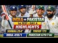 IND vs PAK 1st Test Day 4 Highlights | Match Heading to a Dramatic Finish! 😱
