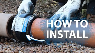 How To Install A Fernco Adaptor Coupling