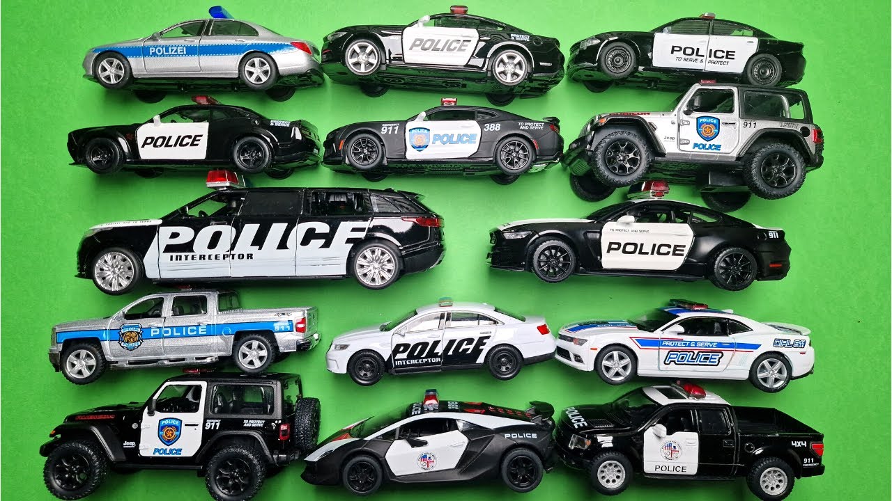 Selection of cool diecast police cars YouTube