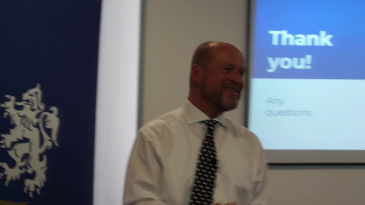 The Chairman of REED, James Reed, visits FSB students and encourages