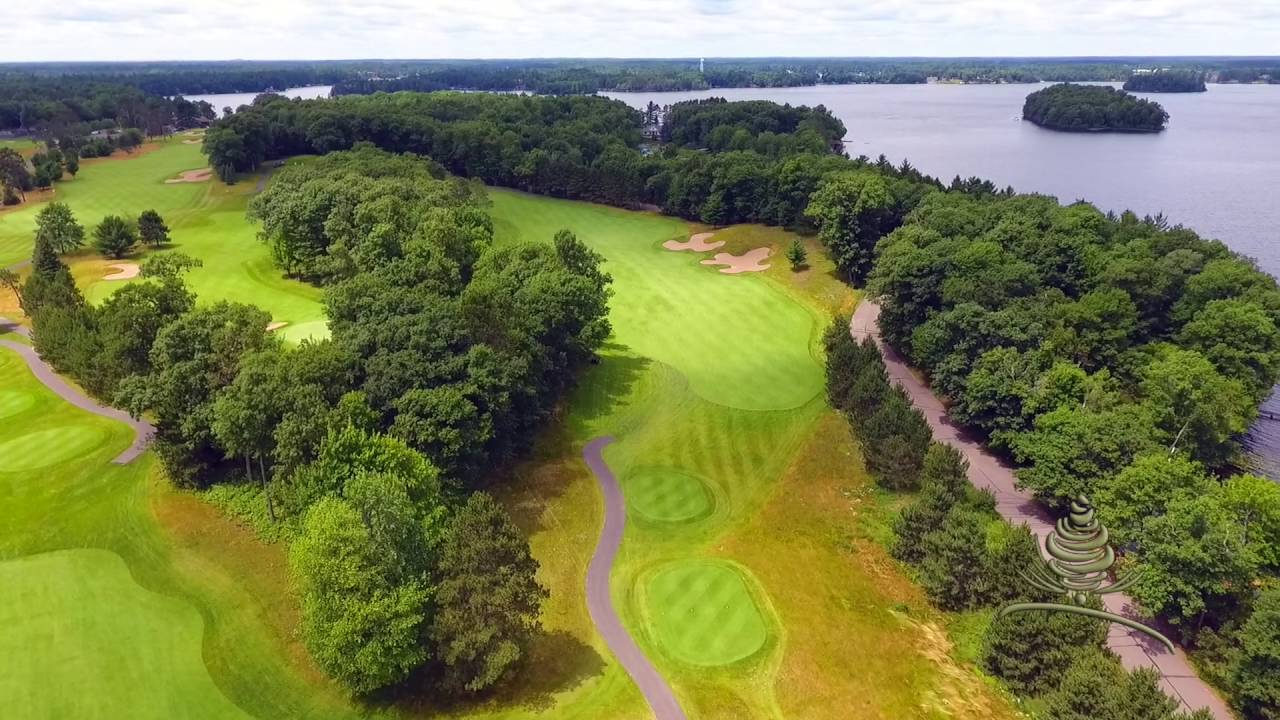 Minocqua Country Club Drone Flyover YouTube
