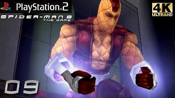 PS2 Spider-Man 2 The Game (2004) Walkthrough 9 Shocking Developments, Shocker Boss Fight [4K 60fps]
