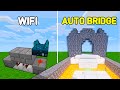 Minecraft, 5 Best Way to Build Redstone Lava Bridge!