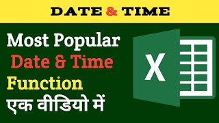 Mastering Date and Time Functions in Excel | Complete Guide