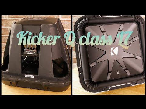 Kicker Q class 41L7152 15" Unboxing and detailed overview.