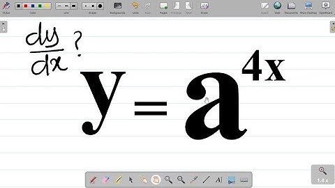 Differentiation of y=a^(4x) using logarithmic differentiation | Derivative of Logarithmic Functions.
