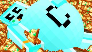 Minecraft but Everything is Edible