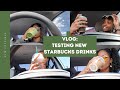 Testing Starbucks Drinks | Vlog | Drive with me | Fall Drinks