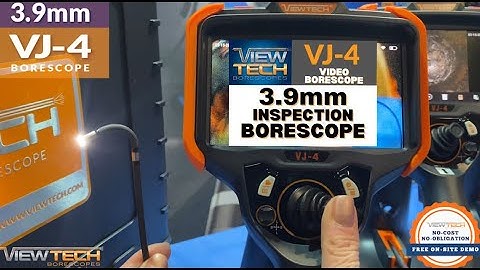 VJ-4 3.9mm ViewTech Borescopes Articulating Video Borescope 3.9 millimeter RVI inspection videoscope