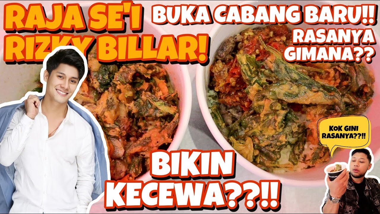 COBAIN MENU BARU RAJA SEI RIZKY BILLAR !! TAPI KOK GINI RASANYA ...