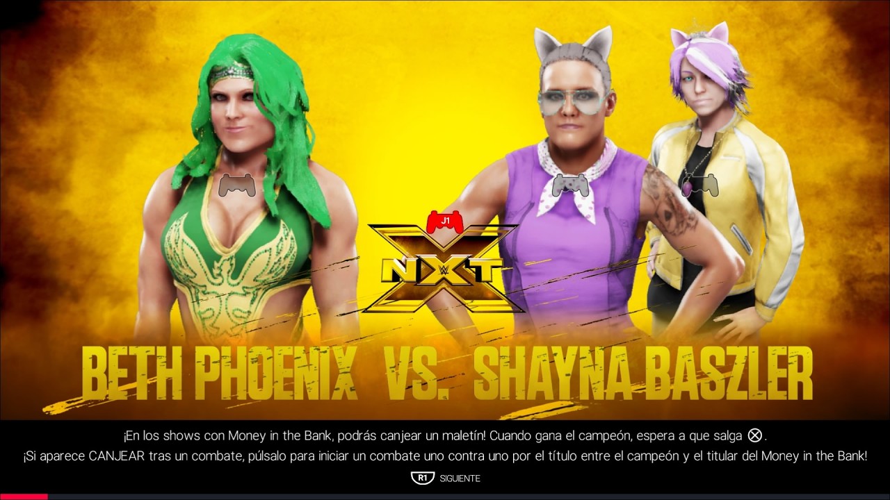 WWE 2k19 Wallflower Blush vs Silver Spoon