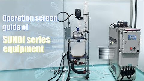 Operation screen guide of dynamic temperature control system SUNDI series equipment