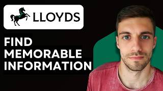 How to Find Lloyds Bank Memorable Information 2026 (Change Lloyds Memorable Information)