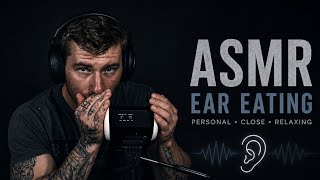 ASMR 3dio ear eating 