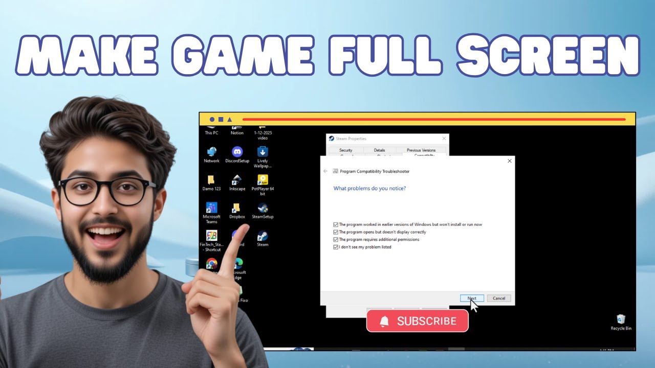How To Make Game Full Screen In Windows 10 Fix Windowed Mode 2026 