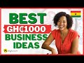 Plus de 50 entreprises que vous pouvez dmarrer avec 1 000 cedis au ghana 100   ides daffaires en afrique