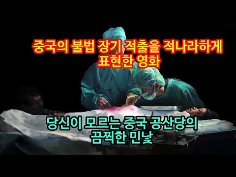 중국의 장기적출을 적나라하게 다룬 영화 시크릿 세탁소