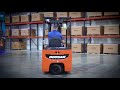 Doosan's 3-Wheel Electric Counterbalance Forklift