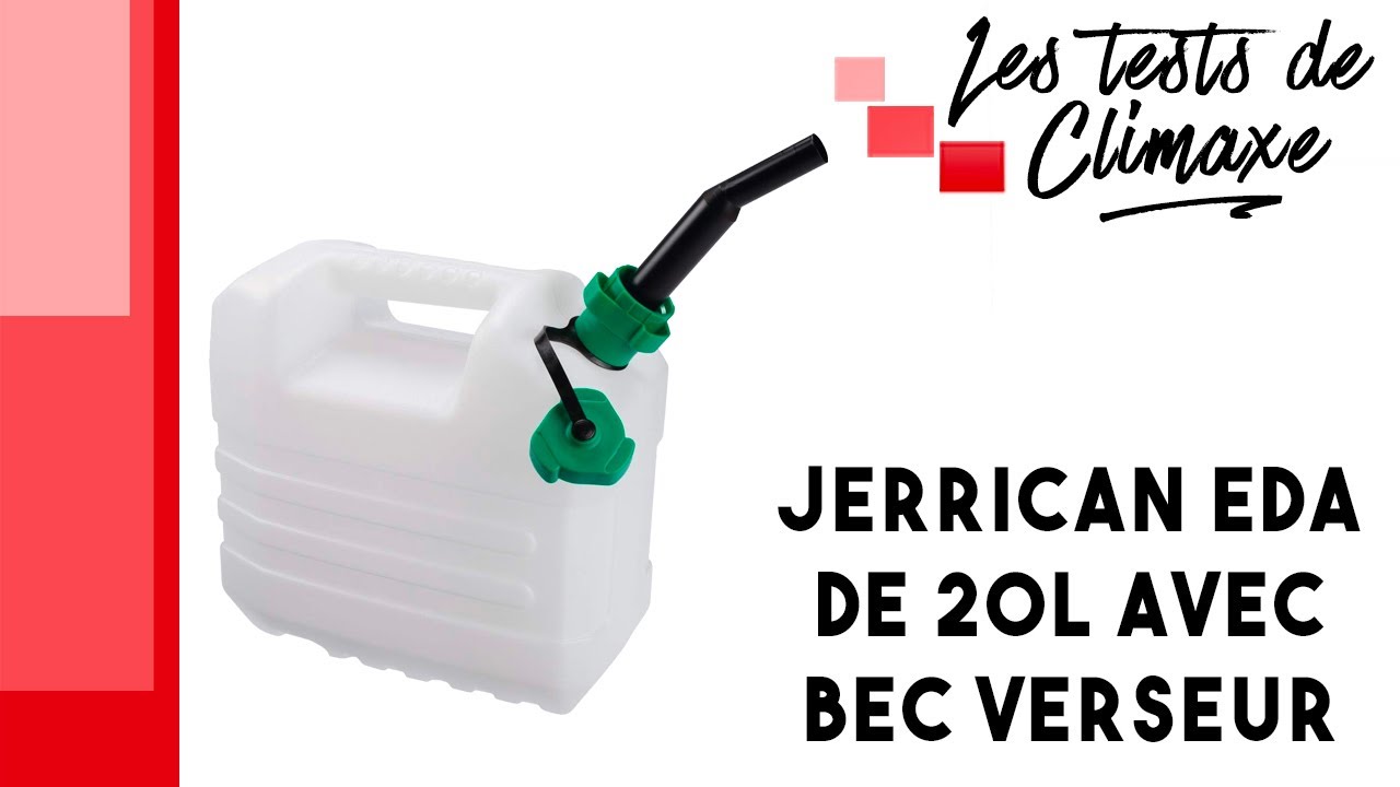 Jerrican Essence 10l Jerrican Essence 5L EDA - Bec Verseur | Homologué Carburant Rouge Bidon Eau