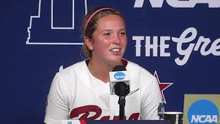 WCWS GM 1 vs. UCLA Postgame: Patrick Murphy, Jocelyn Briski, Alexis Pupillo & Brooke Wells