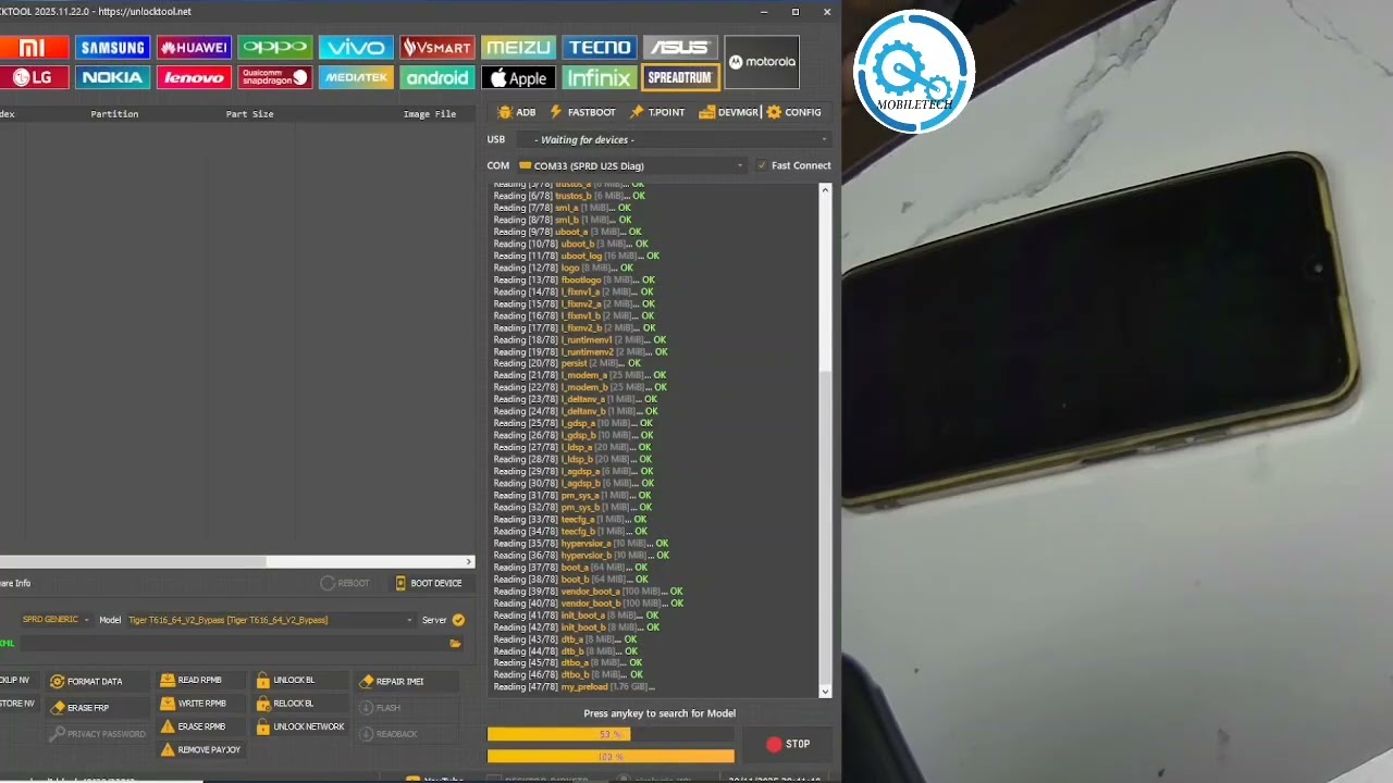 REALME C53 (RMX3760) FIRMWARE BY UNLOCKTOOL