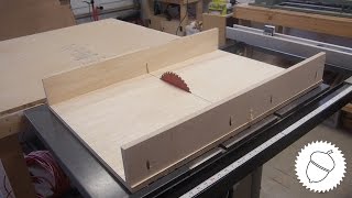 Table saw sleds are great for crosscutting large boards on your table saw that the miter gauges can